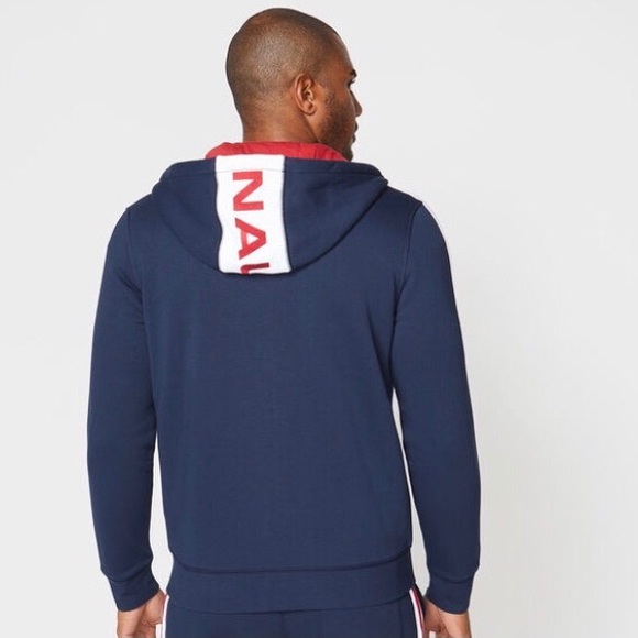 ♥️ Logo-Stripe Full-Zip Hoodie☃️ - Picture 3 of 3